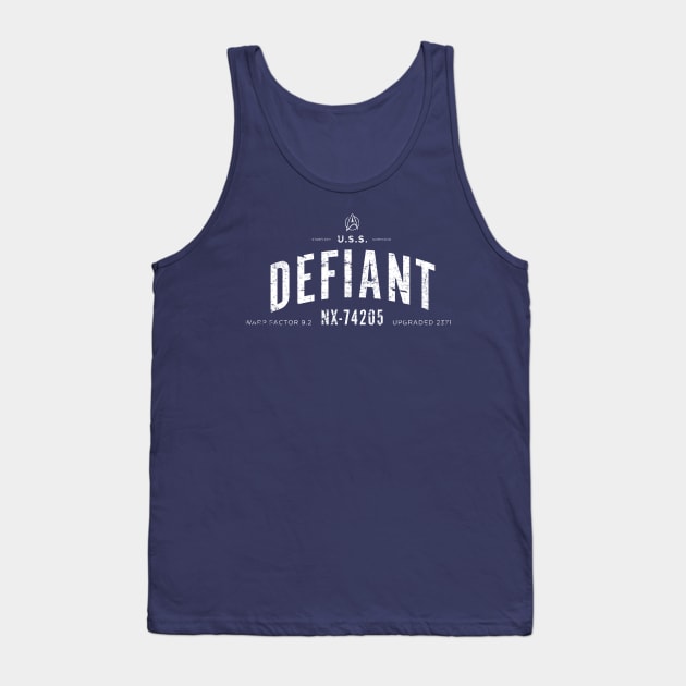 U.S.S. Defiant Tank Top by MindsparkCreative